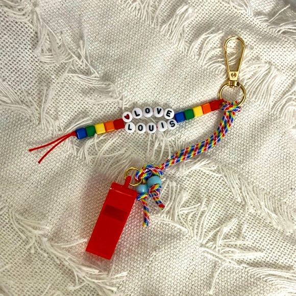 New Super Cute the Personalized Whistle Safety Bag Charm Rainbow-ish - Picture 6 of 6